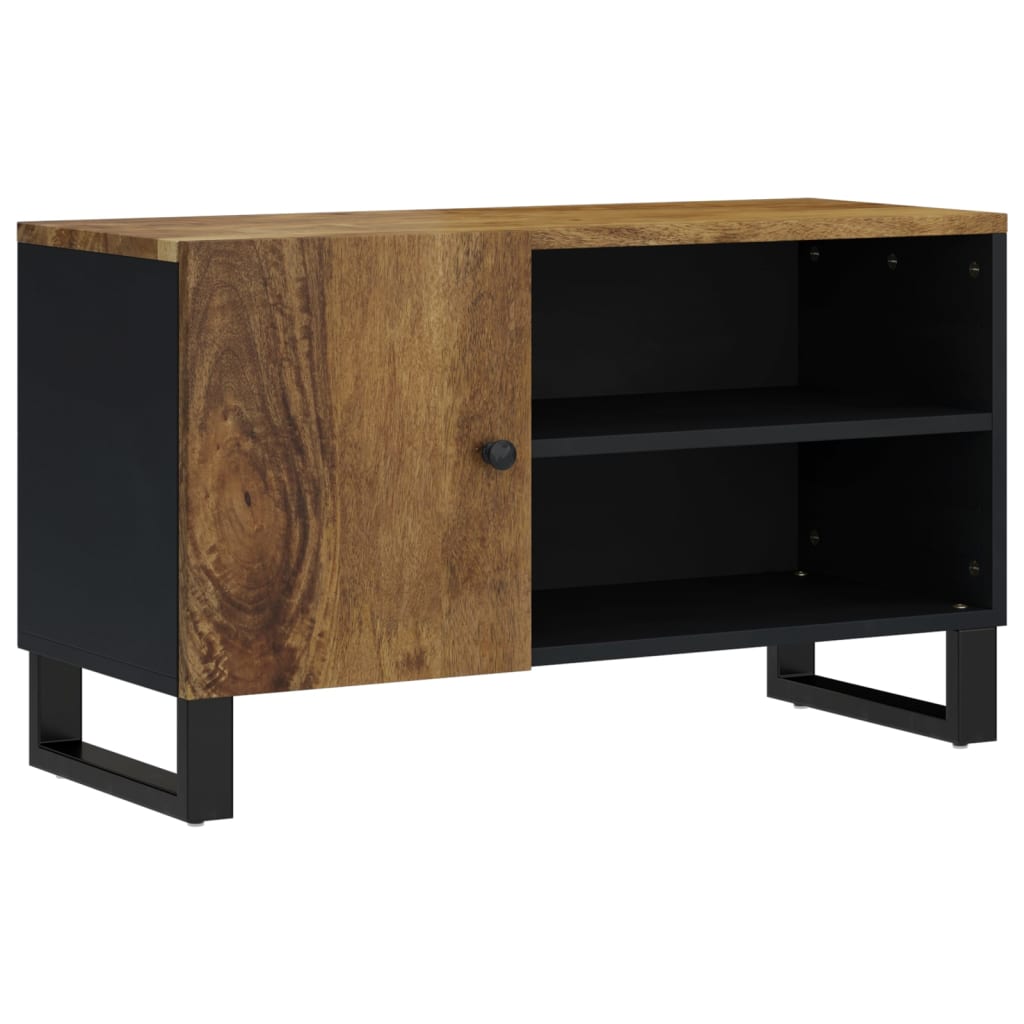 vidaXL Szafka RTV, 80x33x46 cm, mango i materiał drewnopochodny