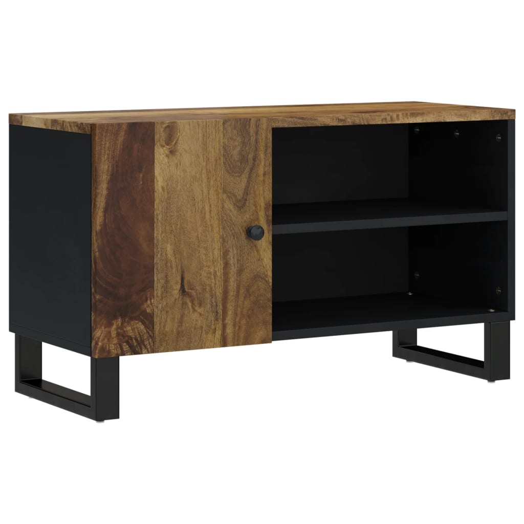 vidaXL Szafka RTV, 80x33x46 cm, mango i materiał drewnopochodny