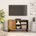 vidaXL Szafka RTV, 80x33x46 cm, mango i materiał drewnopochodny