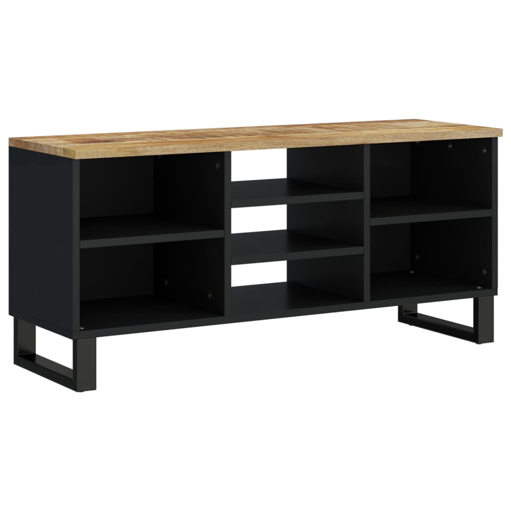 vidaXL Szafka RTV, 100x33x46 cm, mango i materiał drewnopochodny
