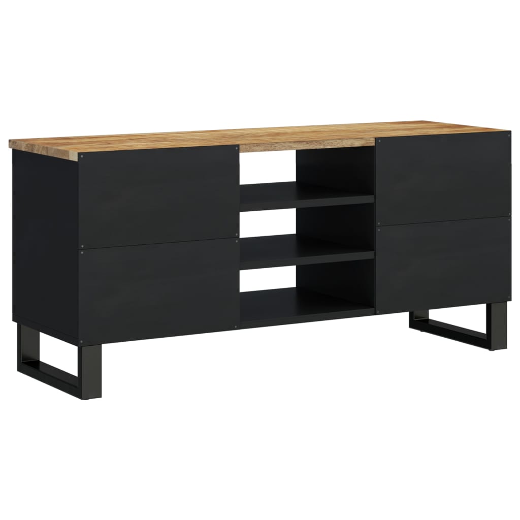 vidaXL Szafka RTV, 100x33x46 cm, mango i materiał drewnopochodny