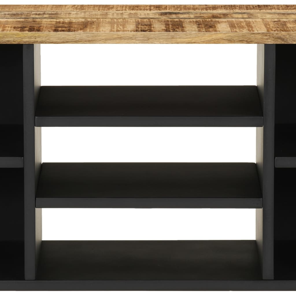 vidaXL Szafka RTV, 100x33x46 cm, mango i materiał drewnopochodny