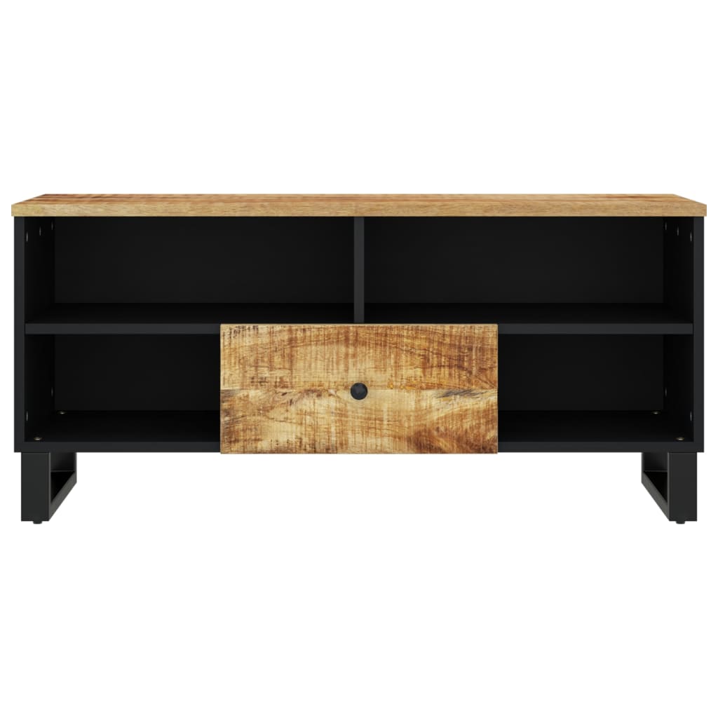 vidaXL Szafka RTV, 100x33x46 cm, mango i materiał drewnopochodny