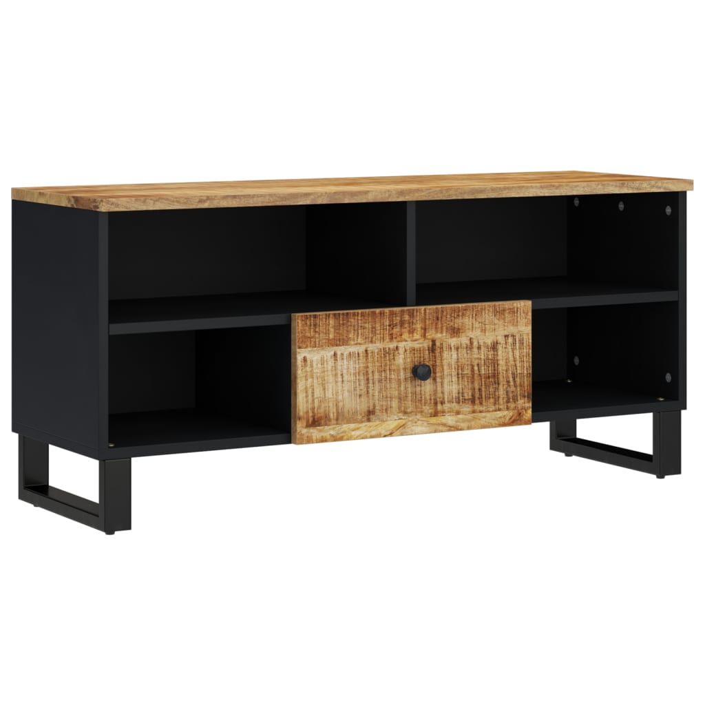 vidaXL Szafka RTV, 100x33x46 cm, mango i materiał drewnopochodny