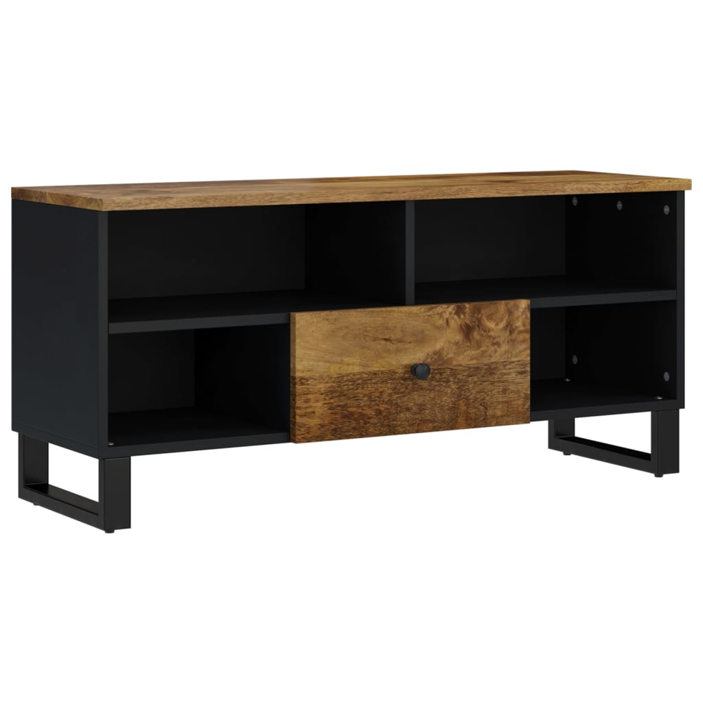 vidaXL Szafka RTV, 100x33x46 cm, mango i materiał drewnopochodny