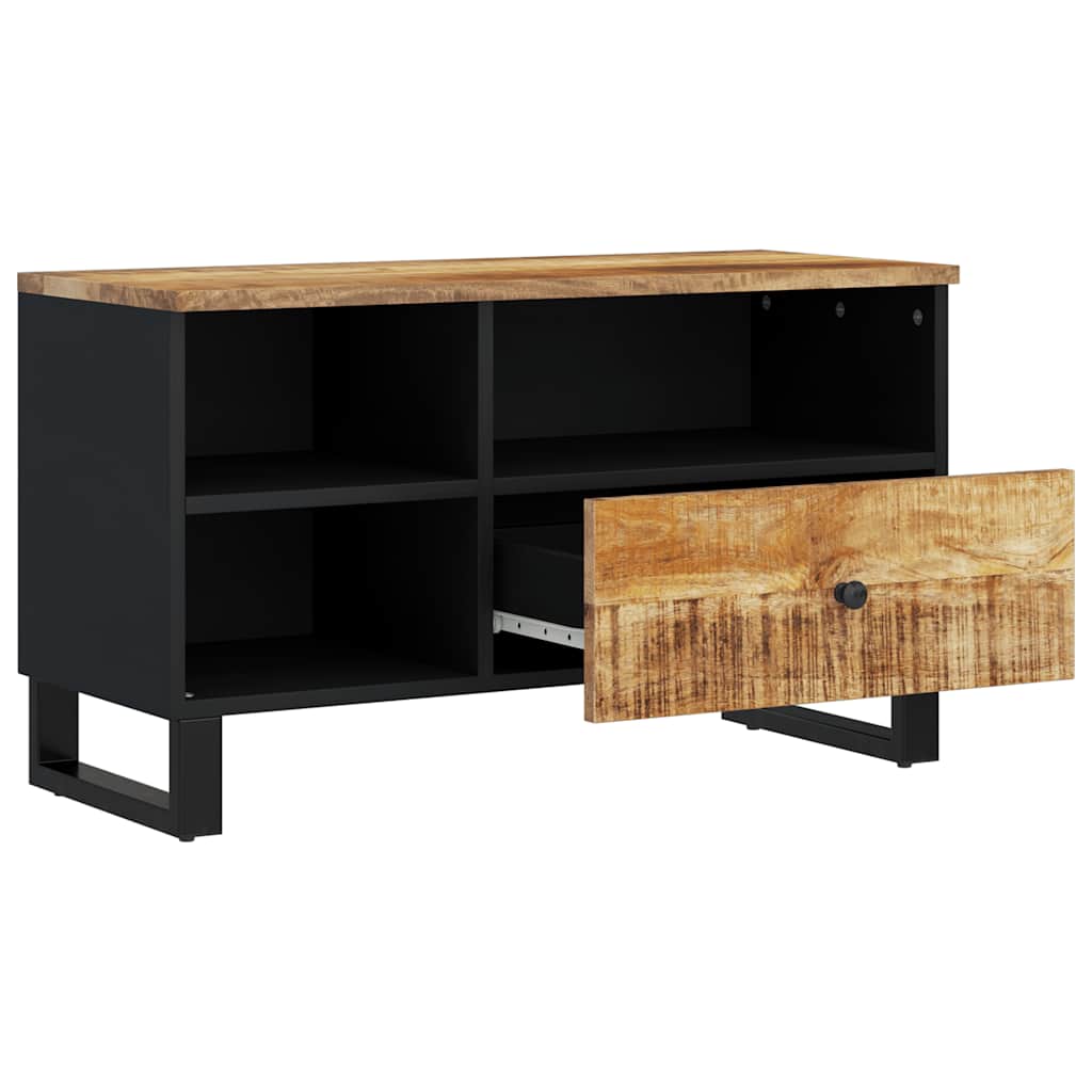 vidaXL Szafka RTV, 80x33x46 cm, mango i materiał drewnopochodny