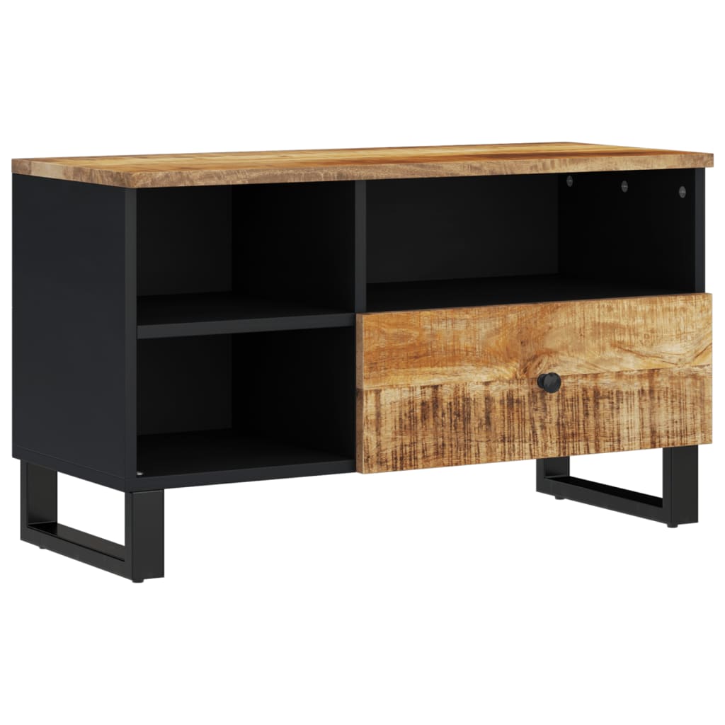 vidaXL Szafka RTV, 80x33x46 cm, mango i materiał drewnopochodny