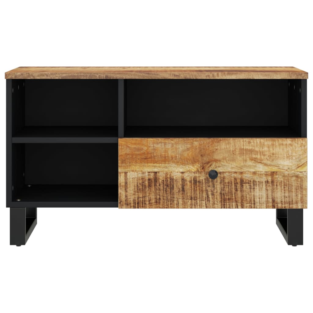 vidaXL Szafka RTV, 80x33x46 cm, mango i materiał drewnopochodny