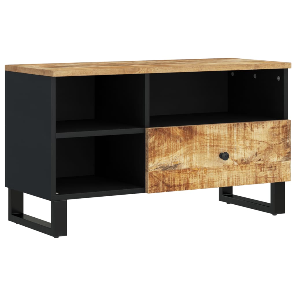 vidaXL Szafka RTV, 80x33x46 cm, mango i materiał drewnopochodny