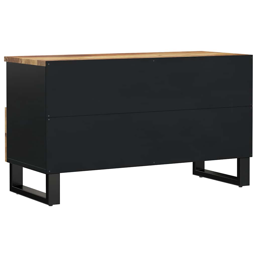 vidaXL Szafka RTV, 80x33x46 cm, mango i materiał drewnopochodny