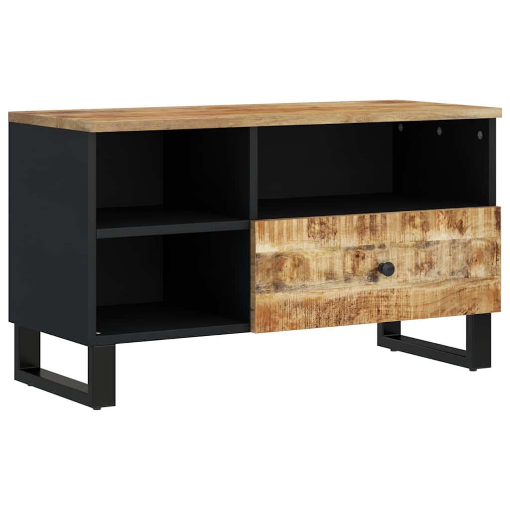 vidaXL Szafka RTV, 80x33x46 cm, mango i materiał drewnopochodny
