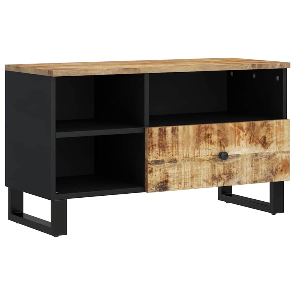 vidaXL Szafka RTV, 80x33x46 cm, mango i materiał drewnopochodny