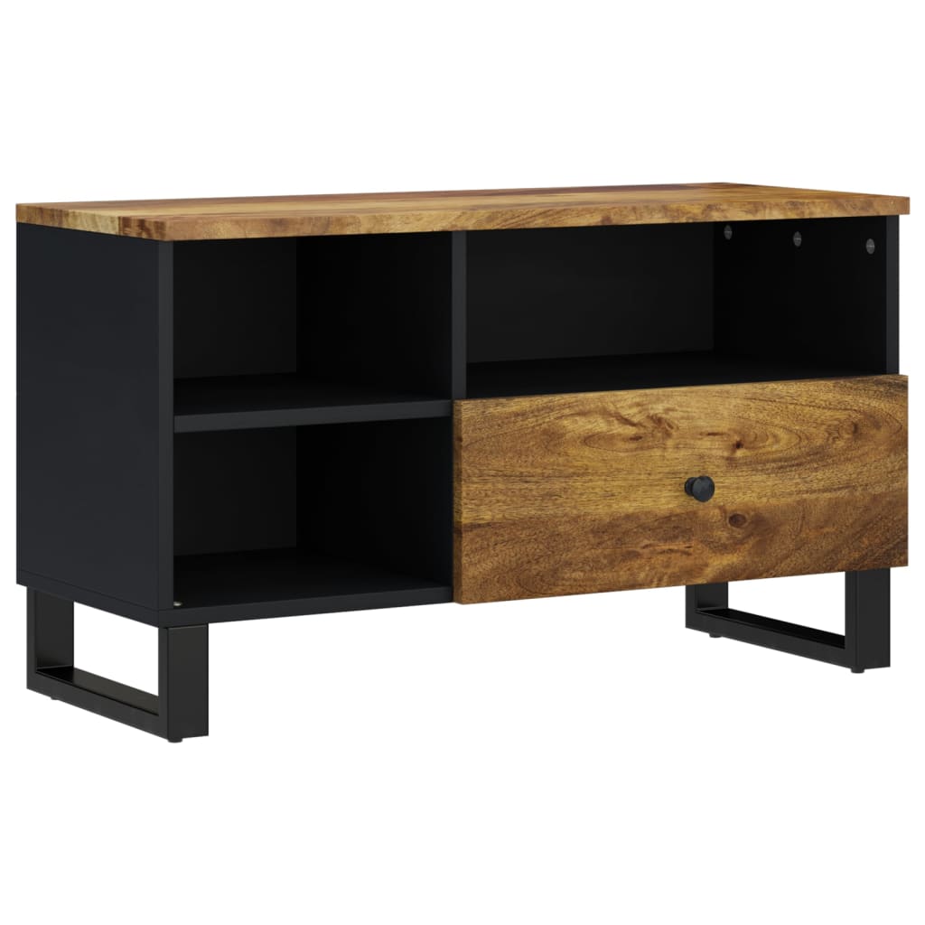 vidaXL Szafka RTV, 80x33x46 cm, mango i materiał drewnopochodny