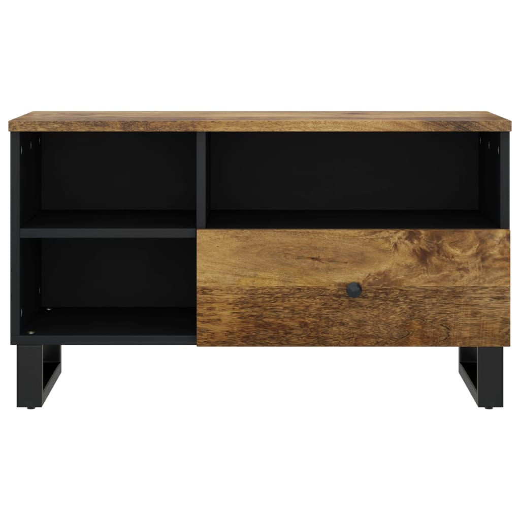 vidaXL Szafka RTV, 80x33x46 cm, mango i materiał drewnopochodny