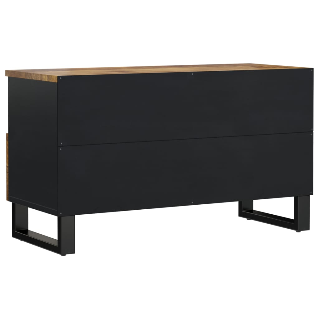 vidaXL Szafka RTV, 80x33x46 cm, mango i materiał drewnopochodny