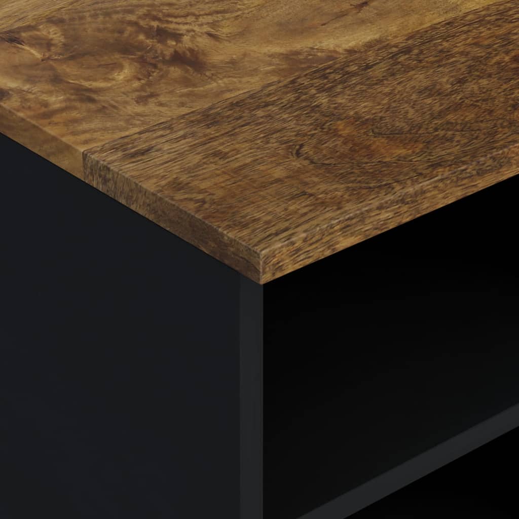 vidaXL Szafka RTV, 80x33x46 cm, mango i materiał drewnopochodny