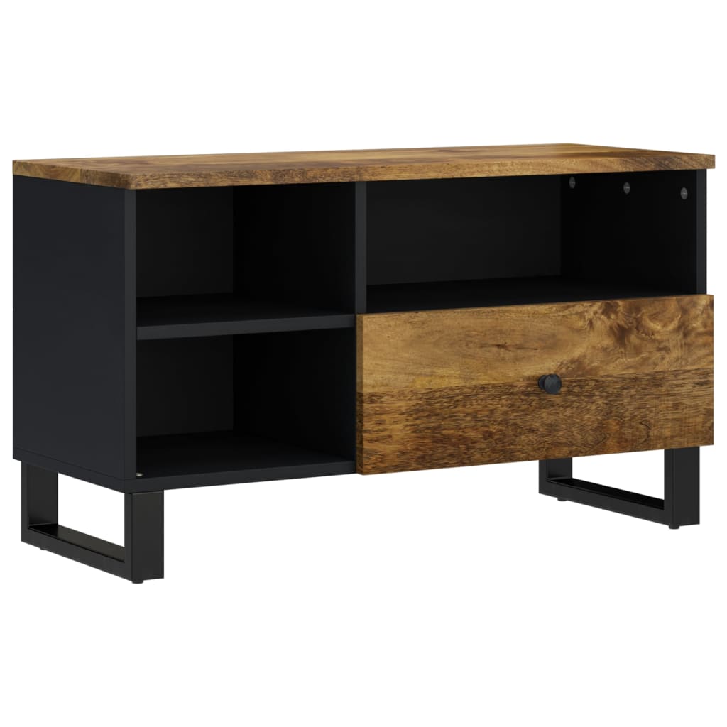 vidaXL Szafka RTV, 80x33x46 cm, mango i materiał drewnopochodny