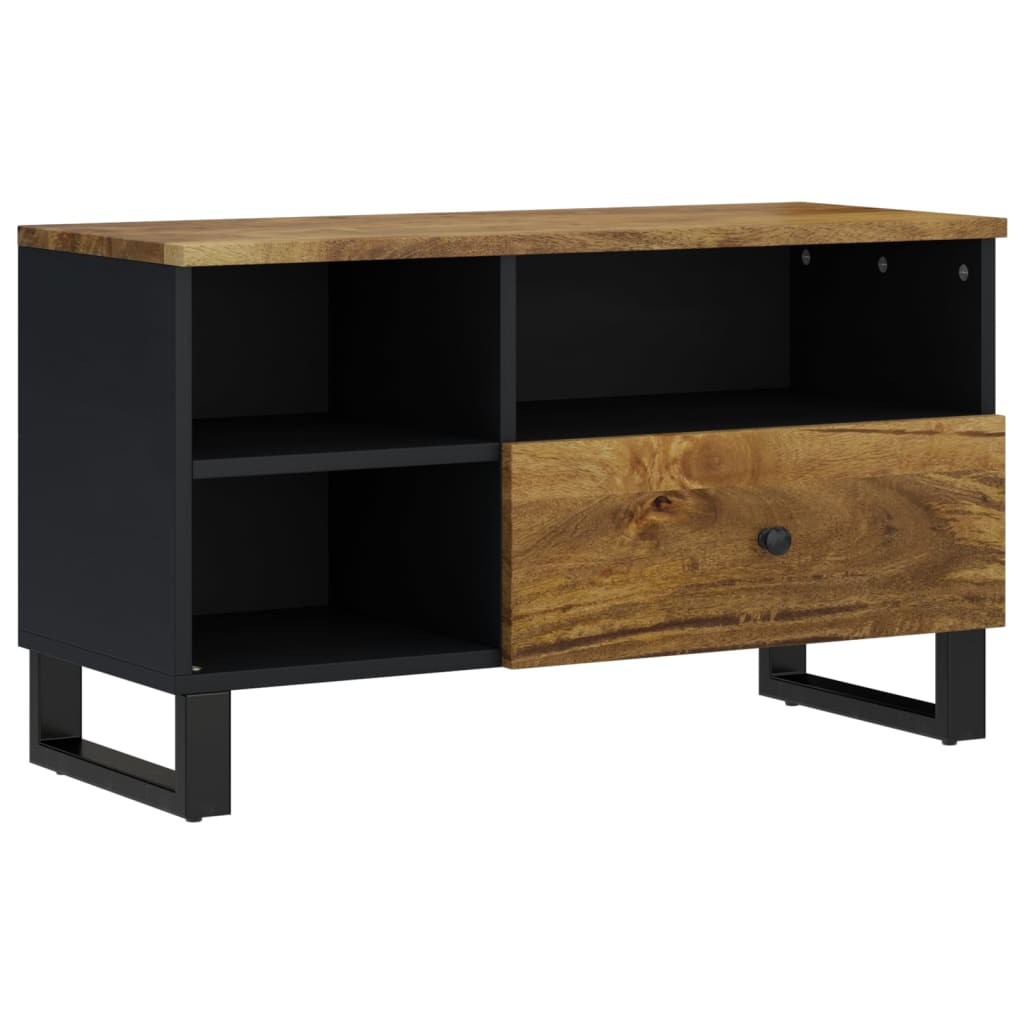 vidaXL Szafka RTV, 80x33x46 cm, mango i materiał drewnopochodny
