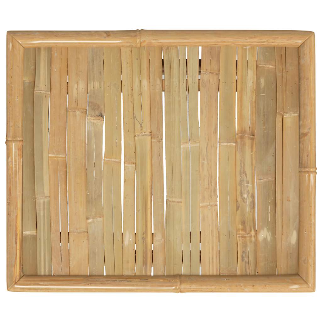 vidaXL Stolik ogrodowy, 65x55x30 cm, bambusowy