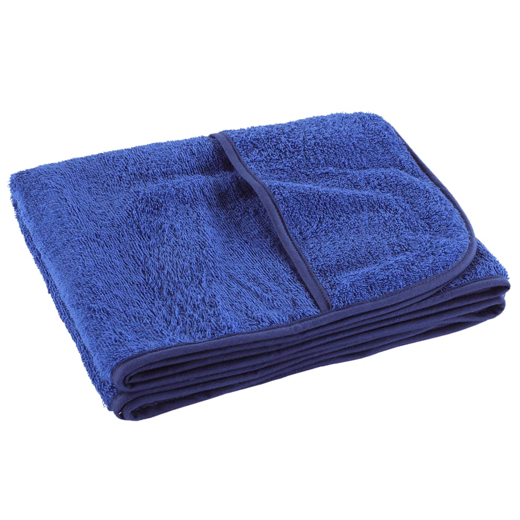 vidaXL Ręczniki plażowe, 2 szt., niebieskie, 60x135 cm, 400 g/m²