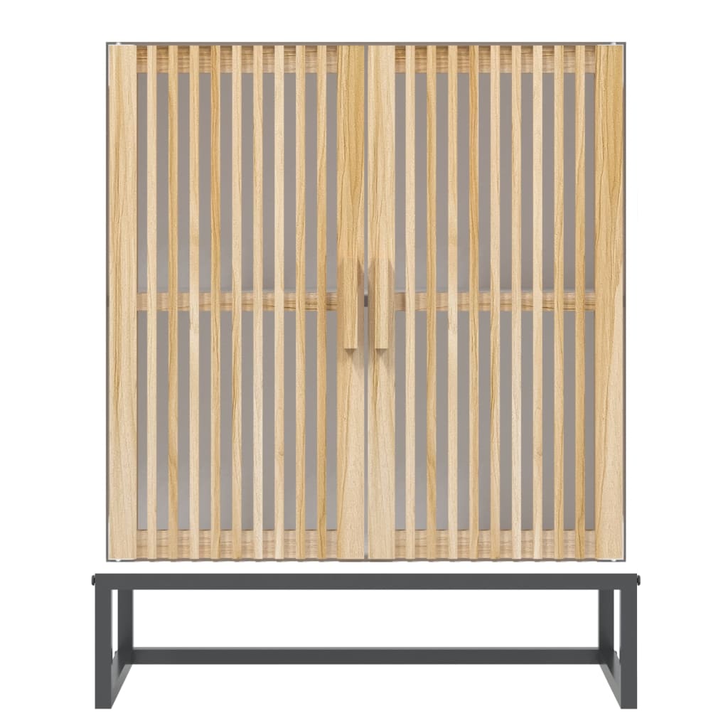 vidaXL Szafka, biała, 60x30x75 cm, materiał drewnopochodny