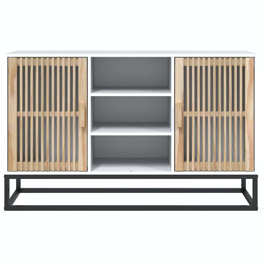 vidaXL Szafka, biała, 105x30x65 cm, materiał drewnopochodny