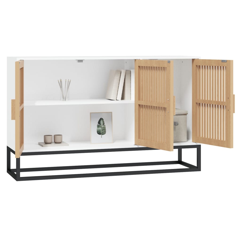 vidaXL Szafka, biała, 105x30x65 cm, materiał drewnopochodny