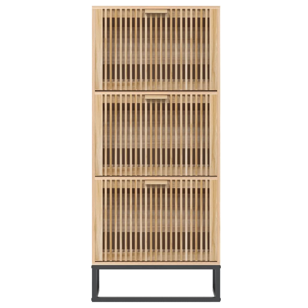 vidaXL Szafka na buty, 52x25x120 cm, materiał drewnopochodny