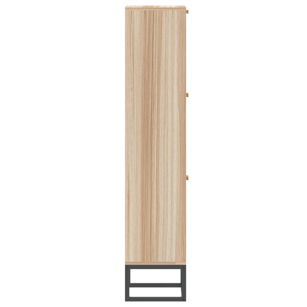 vidaXL Szafka na buty, 52x25x120 cm, materiał drewnopochodny