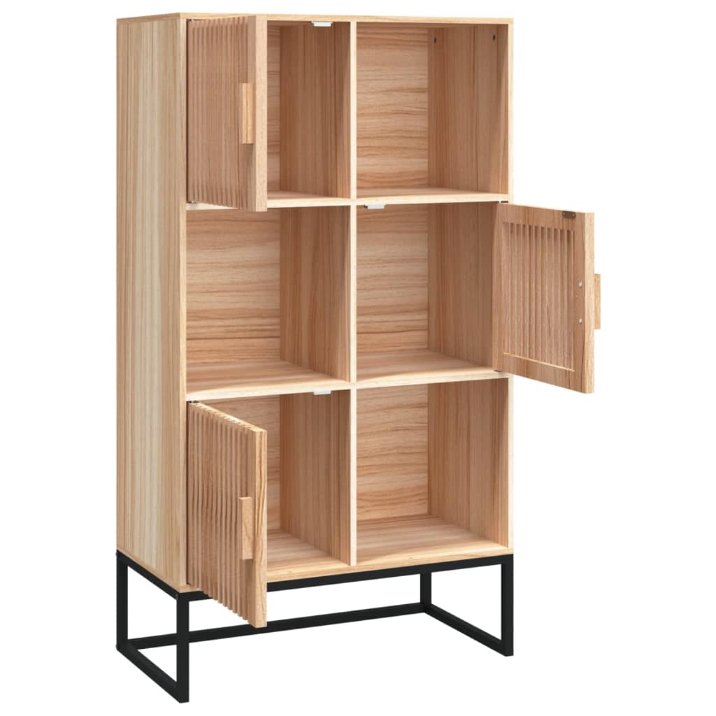 vidaXL Wysoka szafka, 70x35x125 cm, materiał drewnopochodny