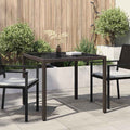 vidaXL Stół Ogrodowy Brązowy 90 x 90 x 75 cm polirattan