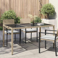 vidaXL Stół Ogrodowy Beżowy 150 x 90 x 75 cm polirattan