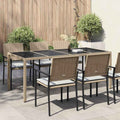 vidaXL Stół Ogrodowy Beżowy 190 x 90 x 75 cm polirattan