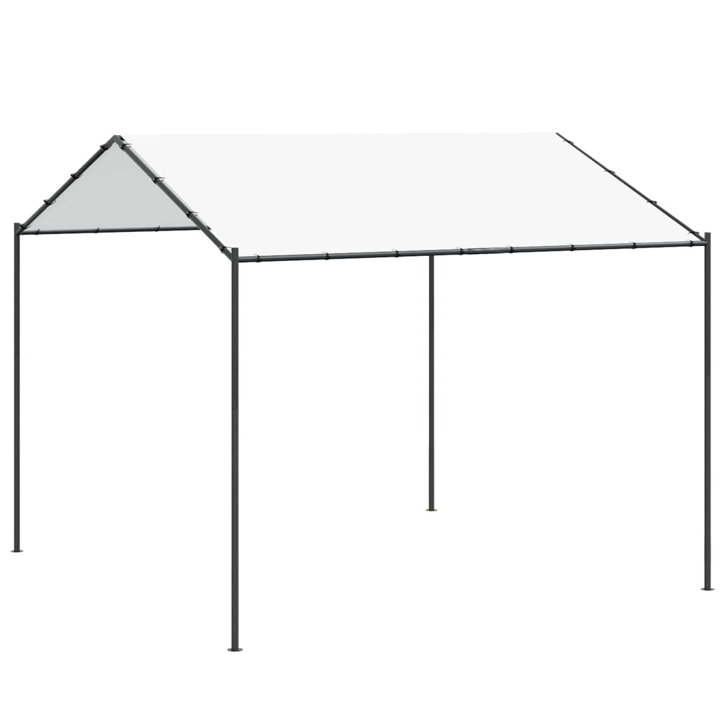 vidaXL Altana 4 x 4 x 2,6 m Biały Stal i poliester 180 gsm