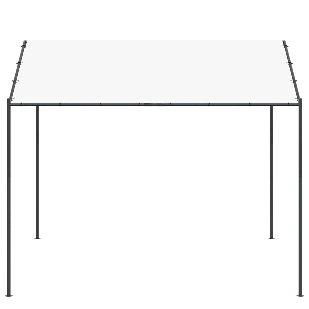 vidaXL Altana 4 x 4 x 2,6 m Biały Stal i poliester 180 gsm