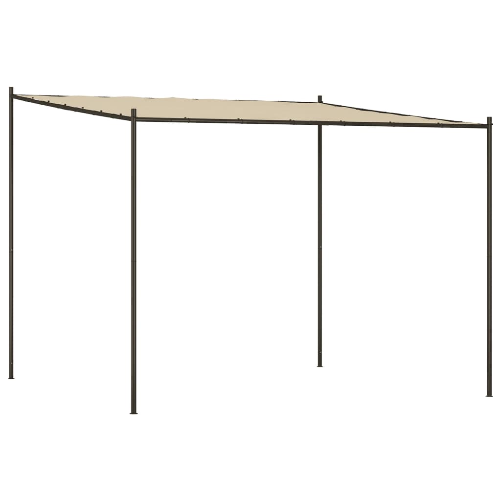 vidaXL Altana, beżowa, 3x3 m, 180 g/m², tkanina i stal