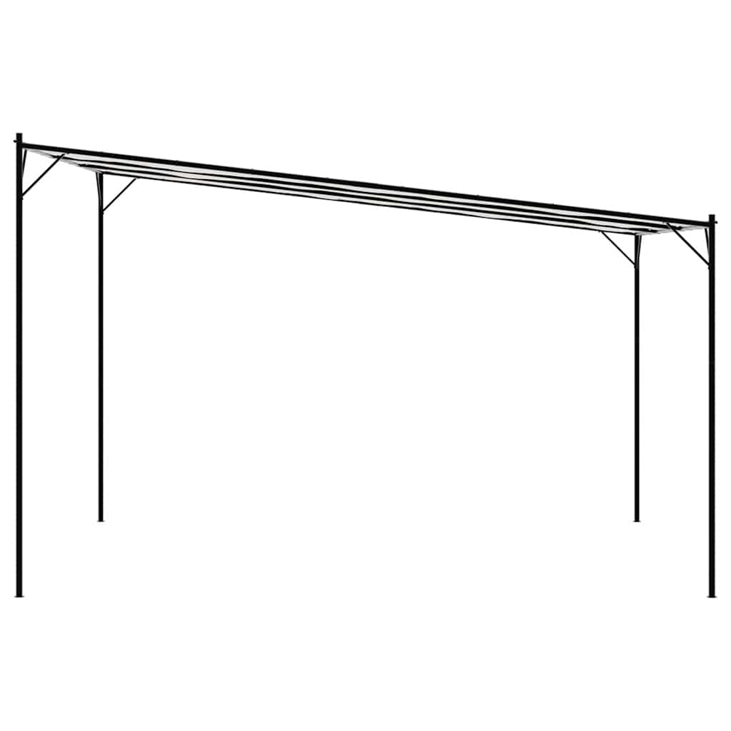 vidaXL Altana, biała, 4x4 m, 180 g/m², tkanina i stal