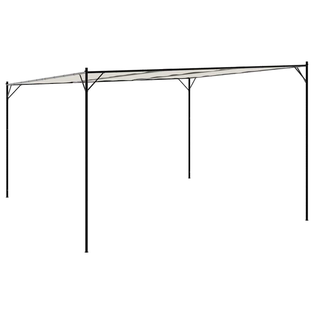 vidaXL Altana, biała, 4x4 m, 180 g/m², tkanina i stal