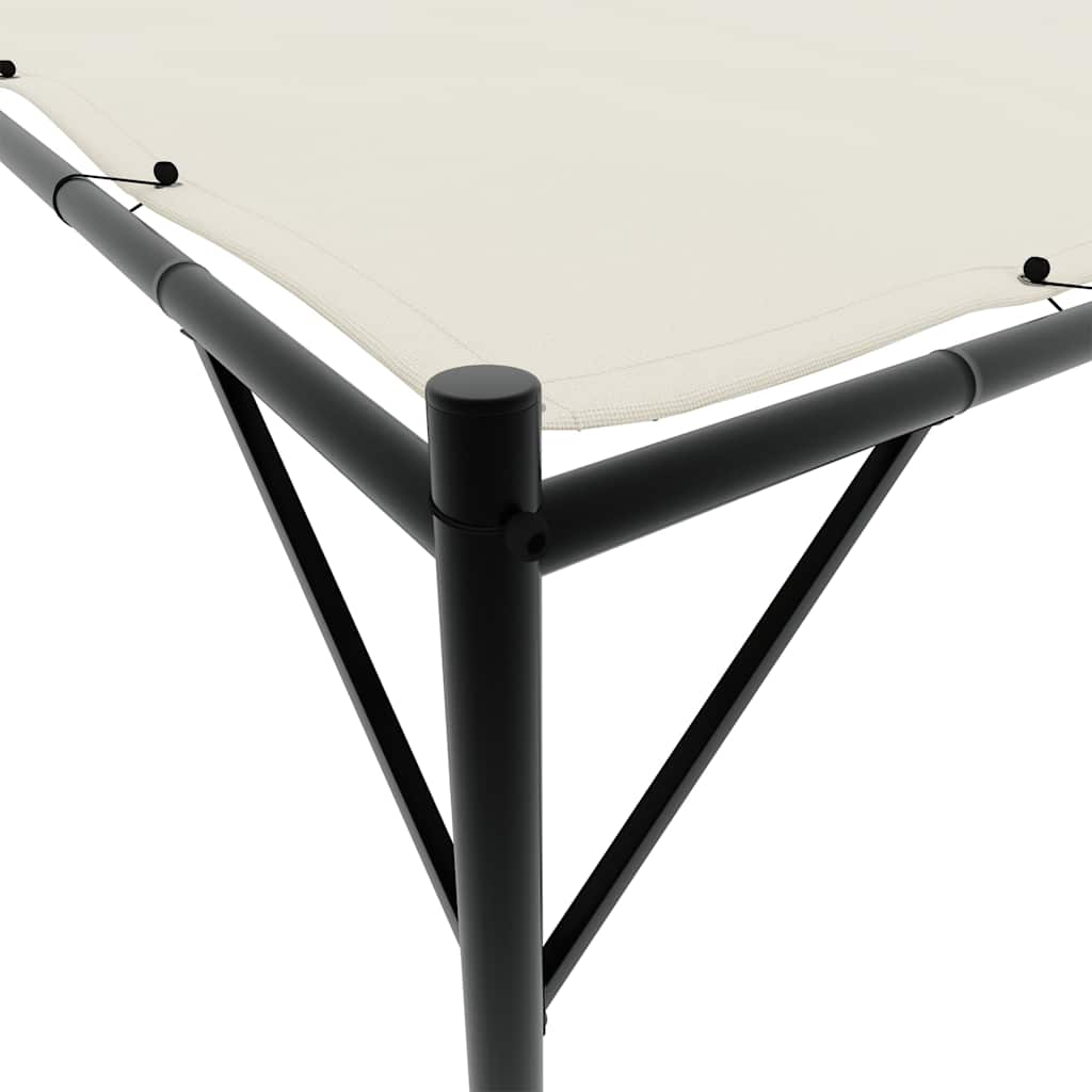 vidaXL Altana, biała, 4x4 m, 180 g/m², tkanina i stal