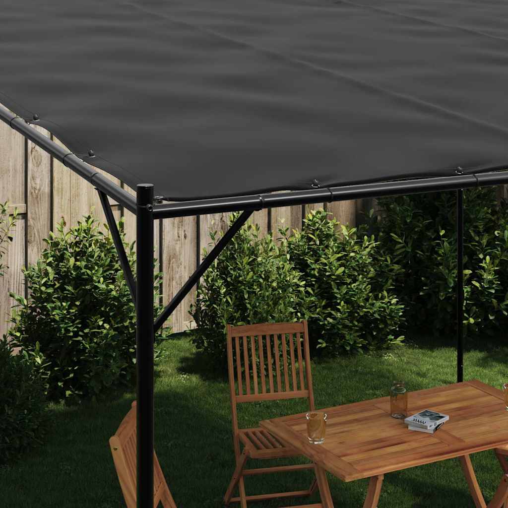 vidaXL Altana, antracytowa, 4x4 m, 180 g/m², tkanina i stal