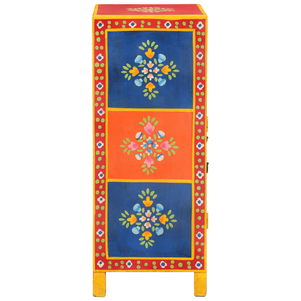 vidaXL Ręcznie malowana szafka, 54x30x74 cm, drewno mango