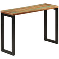 vidaXL Stolik konsolowy, 110x35x75 cm, lite drewno z odzysku