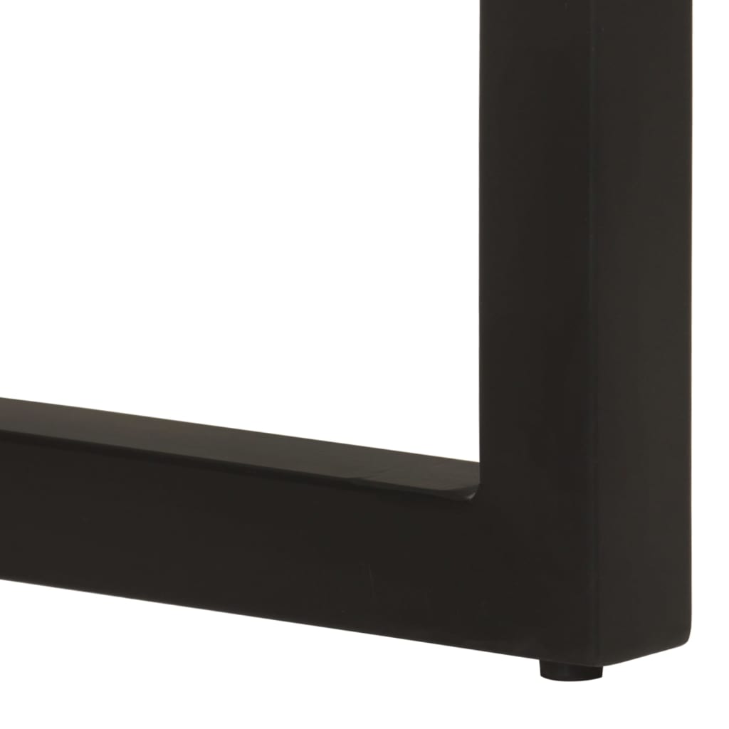vidaXL Stolik konsolowy, 110x35x75 cm, lite drewno z odzysku