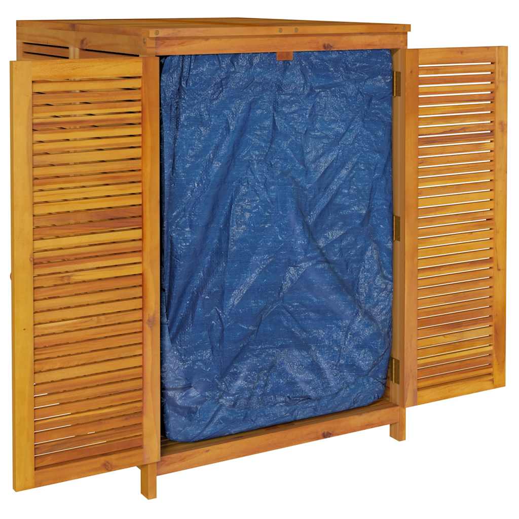 vidaXL Skrzynia ogrodowa, 70x87x104 cm, lite drewno akacjowe
