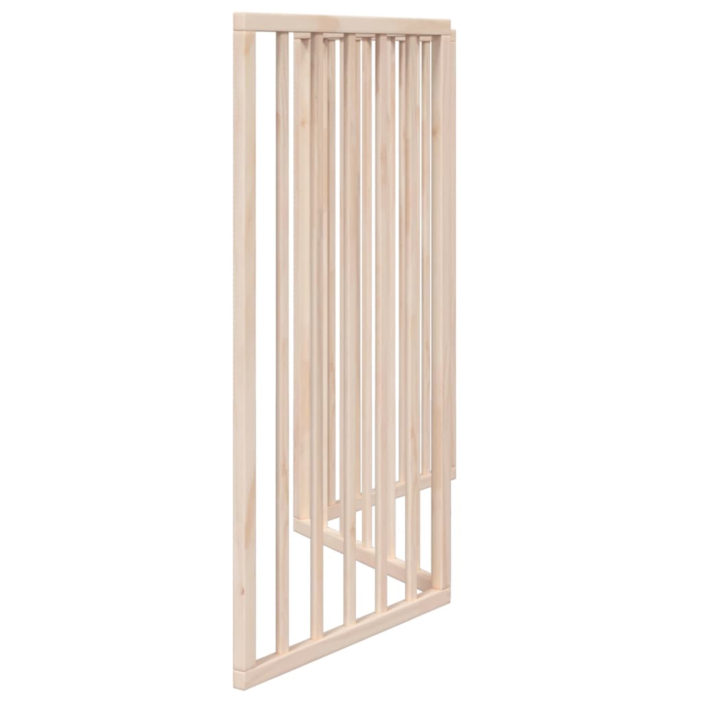 vidaXL Bramka dla psa składana 3 panele 150 cm drewno topolowe