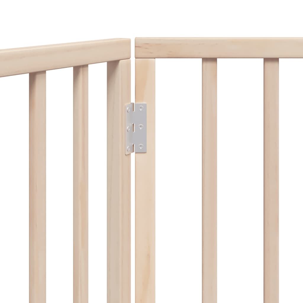 vidaXL Bramka dla psa składana 2 panele 160 cm drewno topolowe