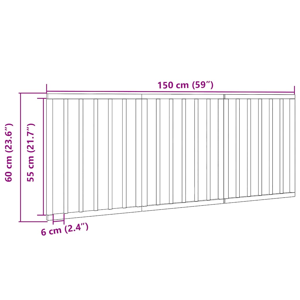 vidaXL Składana bramka zabezpieczająca dla psa, 3 panele, biała, 150cm
