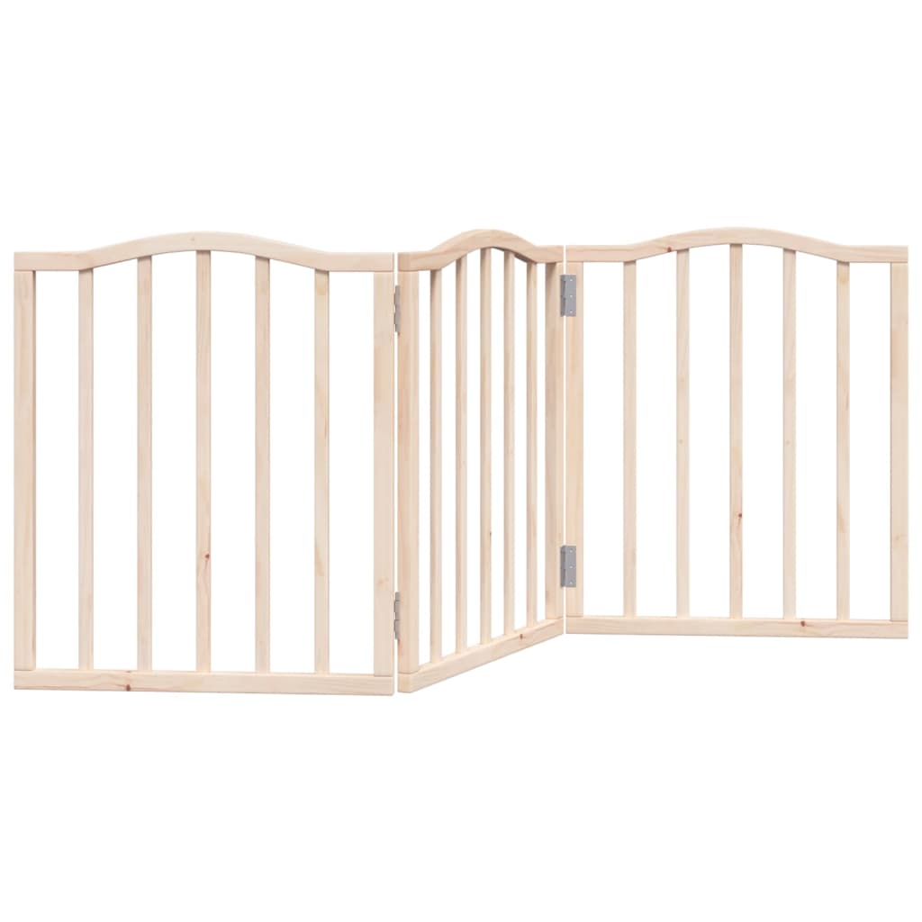 vidaXL Składana bramka zabezpieczająca dla psa, 3 panele, 150 cm