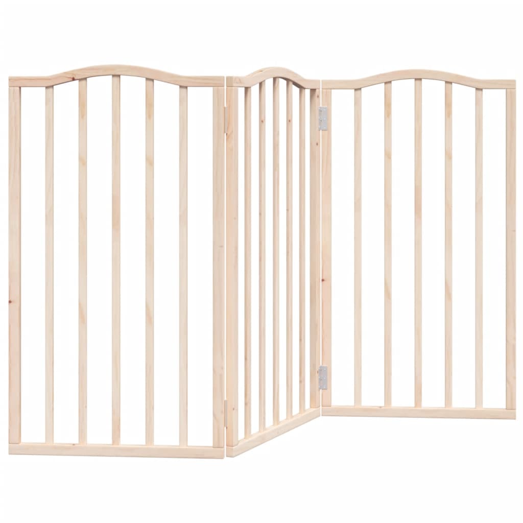 vidaXL Składana bramka zabezpieczająca dla psa, 3 panele, 150 cm