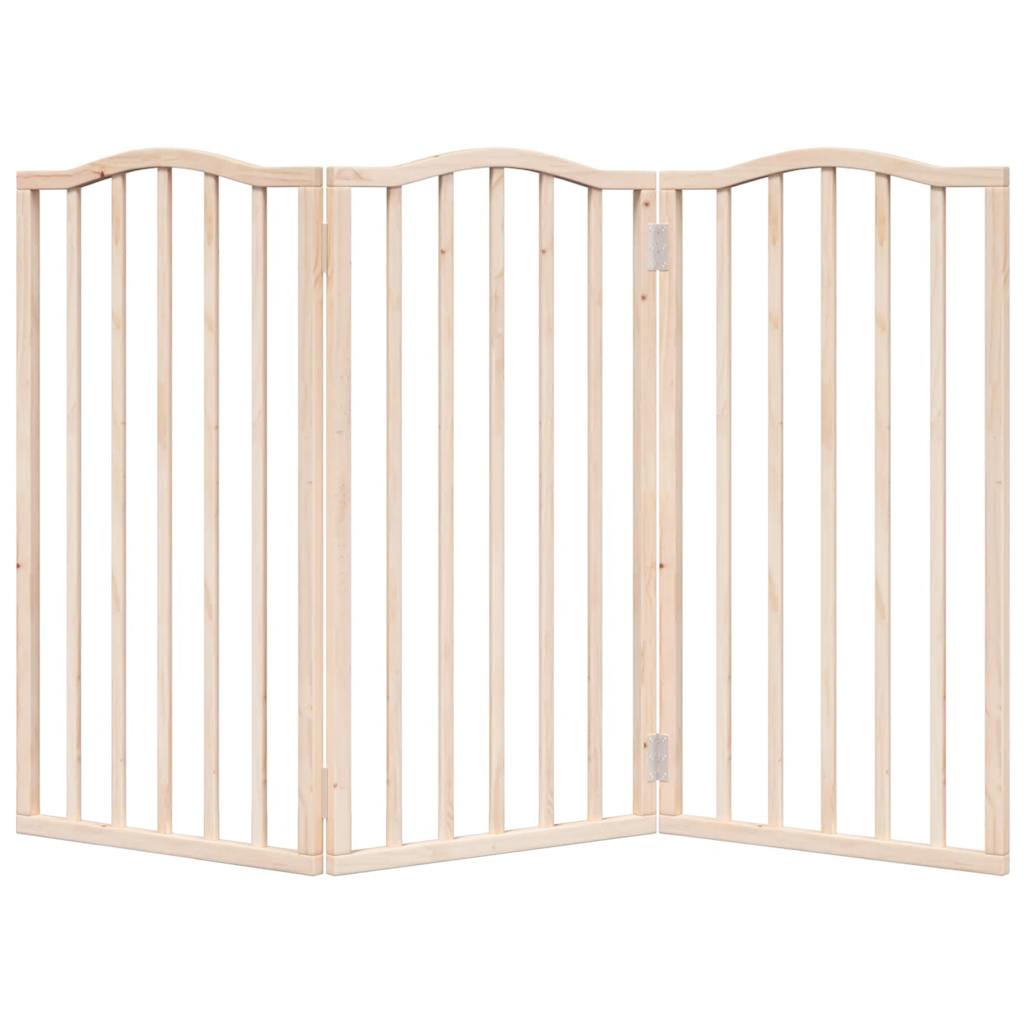 vidaXL Składana bramka zabezpieczająca dla psa, 3 panele, 150 cm
